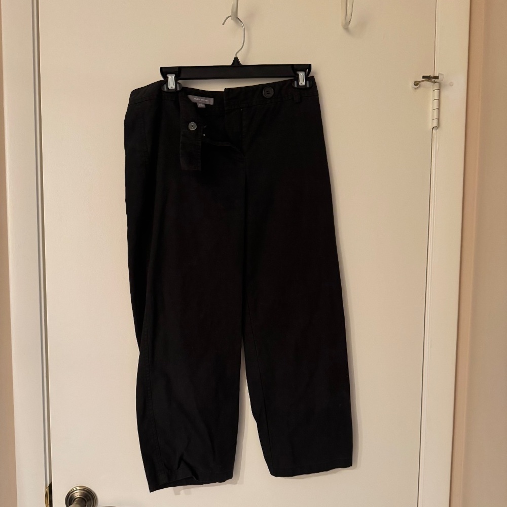 Pants Capris Ann Taylor Black Size 4 FL